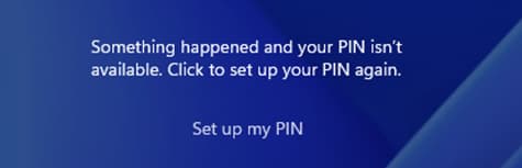 Something happened and your PIN isn´t available Windows 10/11 Fix